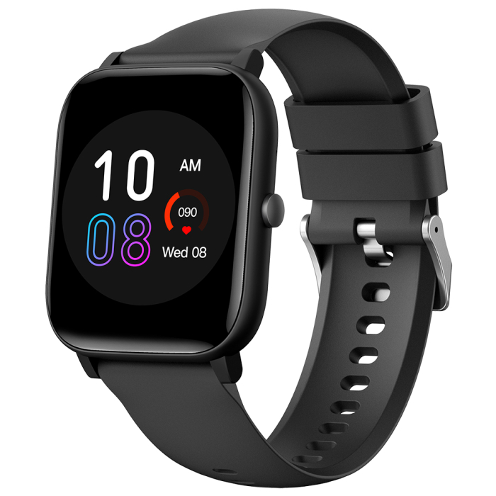 Smartwatch iSEN C09, Silver, Curea TPU Roz, 1.85   TFT, Ritm Cardiac, Tensiune Arteriala, Oxigen in Sange (SpO2), ECG, 7 Moduri Sport, Notificari Apeluri  Mesaje, 200 mAh, Android 5.0   iOS 10.0