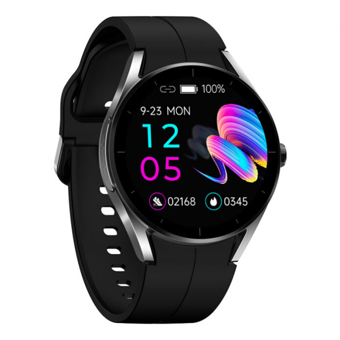 Smartwatch iSEN KS05 Roz, 1.32   IPS HD, ECG, Ritm cardiac, Presiune sanguina, Glicemie, Oxigen, Bluetooth Call, Bt v5.1, IP67, 240mAh
