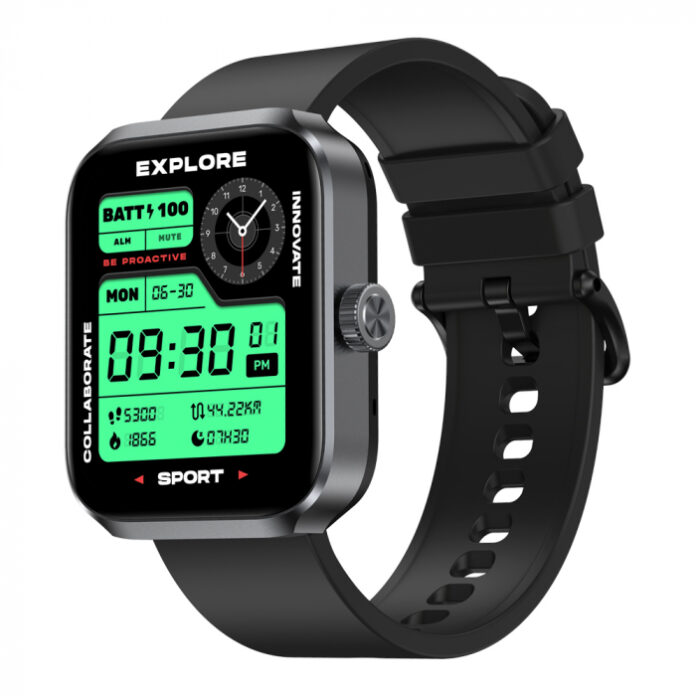 Smartwatch Zeblaze Beyond 3 Plus, Negru Grafit, GPS, Apel Bluetooth, Monitorizare Sanatate, 60+ Moduri Sport, 1.78   AMOLED, BLE 5.3, 350 mAh