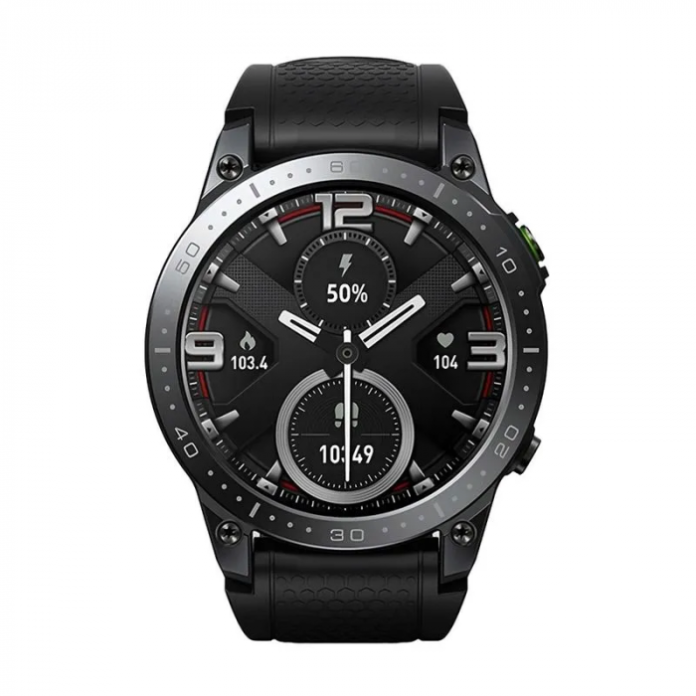 Smartwatch Zeblaze Ares 3 Pro Albastru, Display 1.43   Ultra HD AMOLED, Apel vocal, Moduri sport 100+, Monitorizare sanatate 24 24, 400mAh