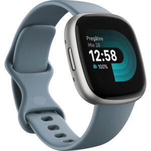 Smartwatch Fitbit Versa 4, NFC, Waterfall Blue Smartwatch Fitbit Versa 4, NFC, Waterfall Blue