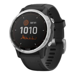 Smartwatch Garmin fenix 6S Solar, 42 mm, GPS, Negru/Argintiu Smartwatch Garmin fenix 6S Solar, 42 mm, GPS, Negru/Argintiu