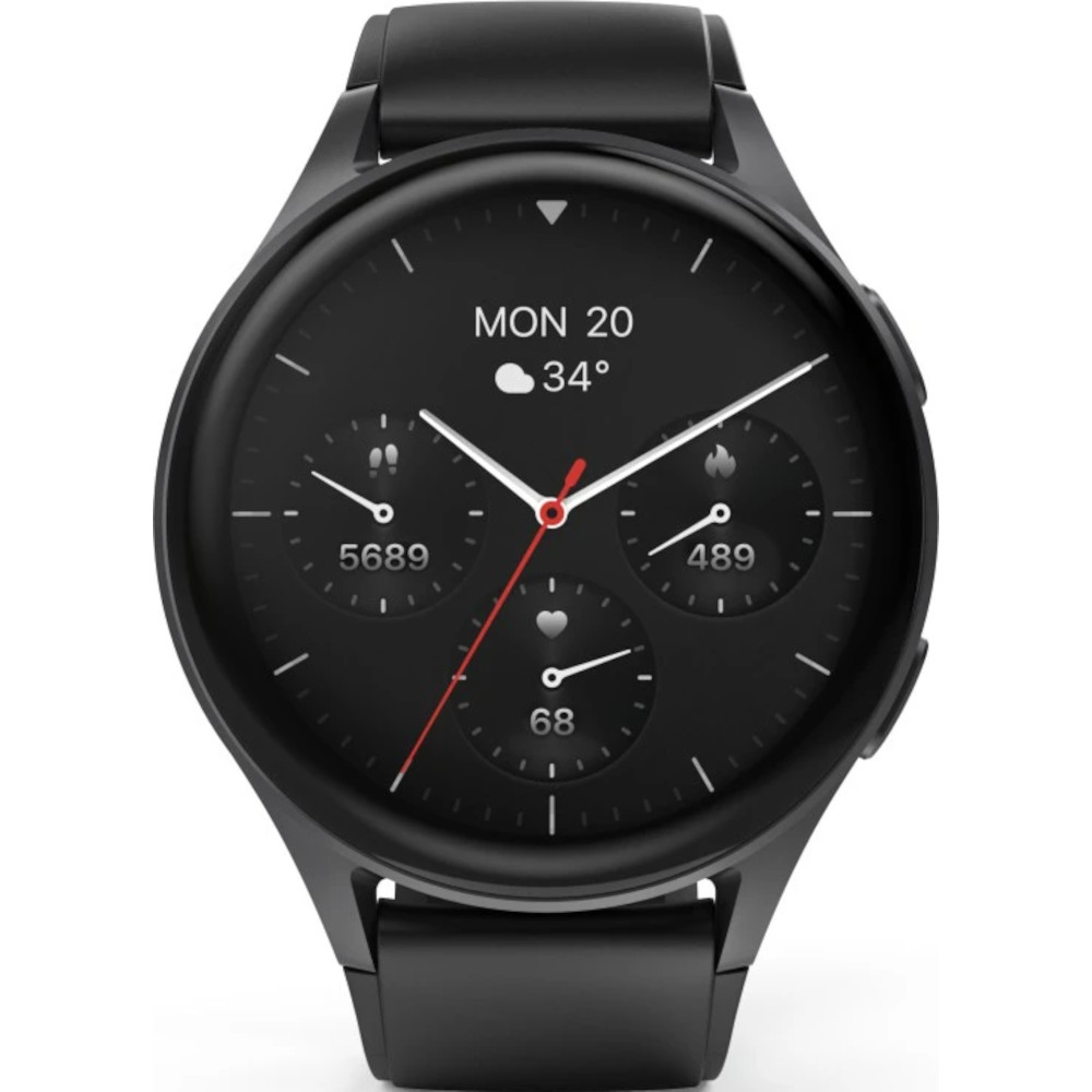 Smartwatch Smart Hama 8900, 1.43 inch, AMOLED, GPS, Asistent vocal, Negru Smartwatch Smart Hama 8900, 1.43 inch, AMOLED, GPS, Asistent vocal, Negru