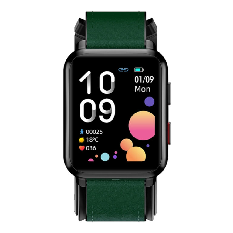 Smartwatch iSEN Watch P80, 39mm, Argintiu/Negru