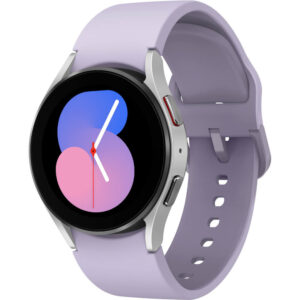 Smartwatch Samsung Galaxy Watch 5, 40mm, LTE, Silver, Purple Strap Smartwatch Samsung Galaxy Watch 5, 40mm, LTE, Silver, Purple Strap