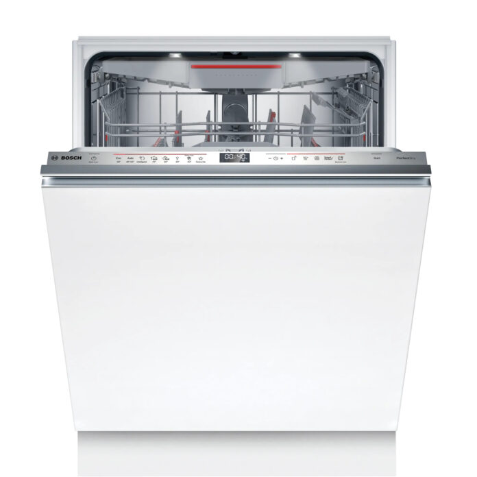 Masina de spalat vase incorporabila Bosch SMV6ZCX03E, 8 programe, 14 seturi , Silence Pro, Perfect Dry, Sistem Rackmatic, Home Connect, Clasa C