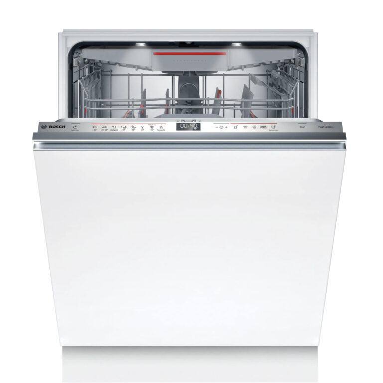 Masina de spalat vase incorporabila Bosch SMV6ZCX03E, 8 programe, 14 seturi , Silence Pro, Perfect Dry, Sistem Rackmatic, Home Connect, Clasa C