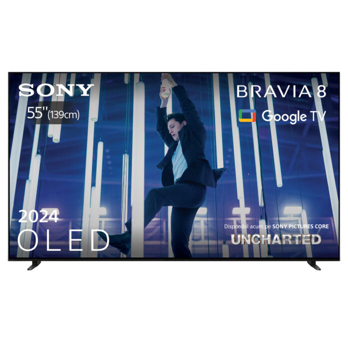 Televizor smart OLED Sony BRAVIA 8 65XR80 (Model 2024), 164 cm, 4K Ultra HD, 120 Hz, Clasa E Televizor smart OLED Sony BRAVIA 8 65XR80 (Model 2024), 164 cm, 4K Ultra HD, 120 Hz, Clasa E