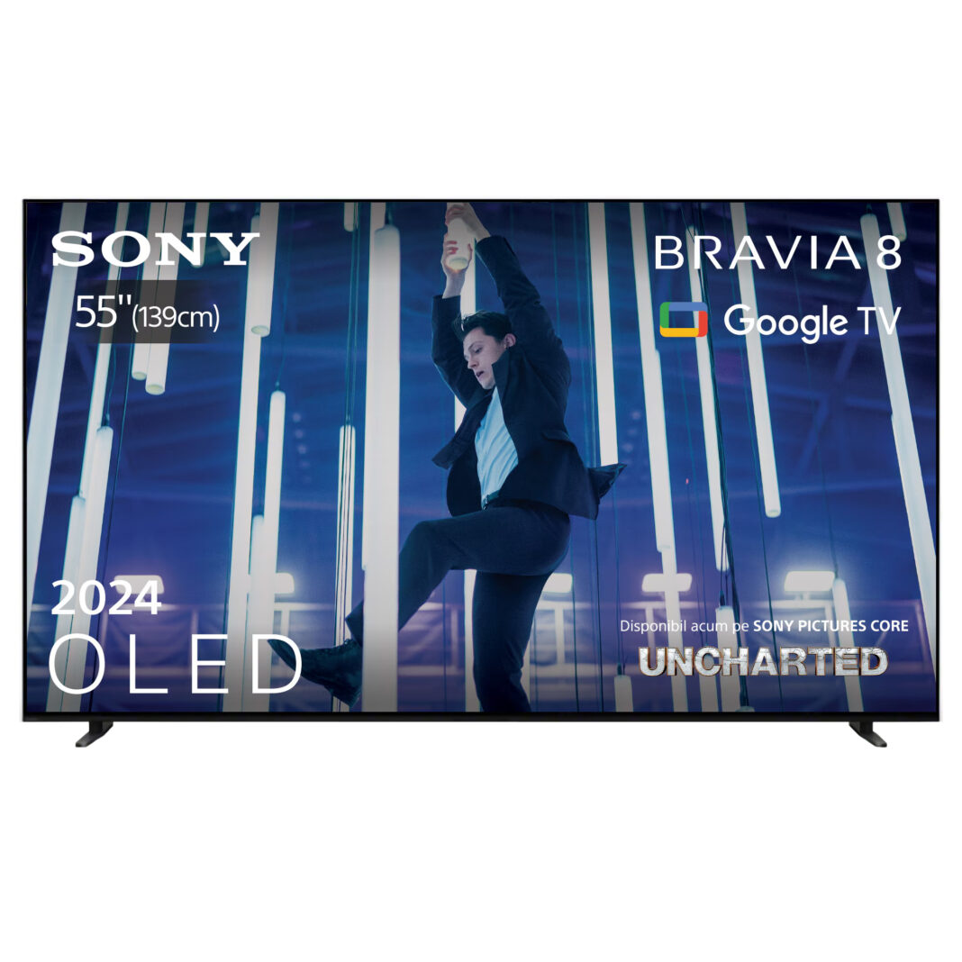 Televizor smart OLED Sony BRAVIA 8 77XR80 (Model 2024), 195cm, 4K Ultra HD, 120 Hz, Clasa E Televizor smart OLED Sony BRAVIA 8 77XR80 (Model 2024), 195cm, 4K Ultra HD, 120 Hz, Clasa E