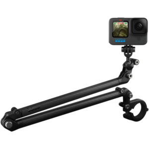 Suport GoPro pentru bicicleta (brat+bara), 2 brate fibra Carbon, Negru Suport GoPro pentru bicicleta (brat+bara), 2 brate fibra Carbon, Negru