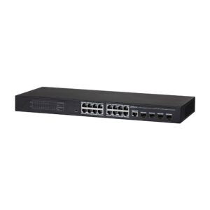 Switch cu 16 porturi Dahua PFS4420-16GT-240, MAC 8K, 40 Gbps, cu management, PoE Switch cu 16 porturi Dahua PFS4420-16GT-240, MAC 8K, 40 Gbps, cu management, PoE