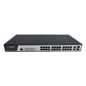 Switch cu 16 porturi Hikvision DS-3E2326P, 2 porturi Gigabit combo uplink, 21.2 Gbps, 8.4 Mpps, 8.000 MAC, PoE, cu management Switch cu 16 porturi Hikvision DS-3E2326P, 2 porturi Gigabit combo uplink, 21.2 Gbps, 8.4 Mpps, 8.000 MAC, PoE, cu management