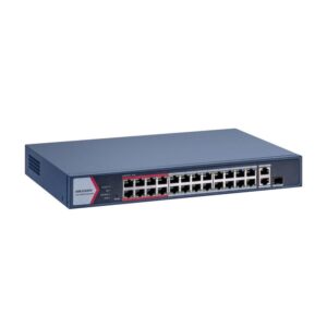 Switch cu 26 de porturi Hikvision DS-3E1326P-EI/M, 14.8 Gbps, 11.01 Mpps, PoE Switch cu 26 de porturi Hikvision DS-3E1326P-EI/M, 14.8 Gbps, 11.01 Mpps, PoE