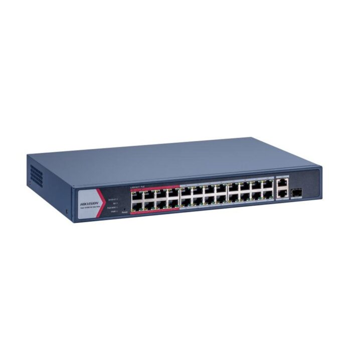 Switch cu 26 de porturi Hikvision DS-3E1326P-EI/M, 14.8 Gbps, 11.01 Mpps, PoE Switch cu 26 de porturi Hikvision DS-3E1326P-EI/M, 14.8 Gbps, 11.01 Mpps, PoE