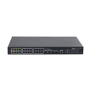 Switch cu 26 porturi Dahua LR2226-24ET-360-V2, MAC 4K, 8.8 Gbps, cu management, PoE Switch cu 26 porturi Dahua LR2226-24ET-360-V2, MAC 4K, 8.8 Gbps, cu management, PoE