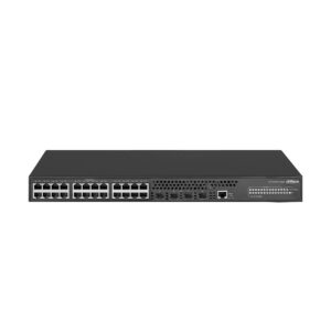 Switch cu 28 porturi Dahua AS5500-24GT4XF, MAC 16K, 128 Gbps, cu management Switch cu 28 porturi Dahua AS5500-24GT4XF, MAC 16K, 128 Gbps, cu management