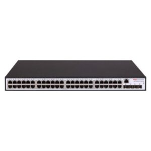 Switch cu 48 porturi RJ45 Hikvision DS-3E2552-HI-48T4F, 104 Gbps, 77.38 Mpps, 16000 MAC, 4 port-uri fibra optica, cu management Switch cu 48 porturi RJ45 Hikvision DS-3E2552-HI-48T4F, 104 Gbps, 77.38 Mpps, 16000 MAC, 4 port-uri fibra optica, cu management