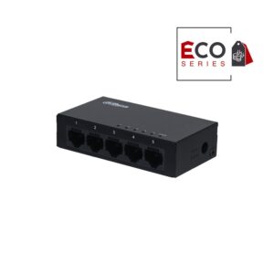 Switch cu 5 porturi Dahua Eco Series PFS3005-5GT-V2, 2K, 10 Gbps, fara management Switch cu 5 porturi Dahua Eco Series PFS3005-5GT-V2, 2K, 10 Gbps, fara management