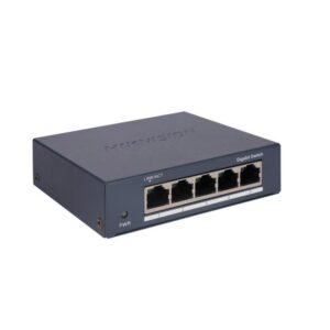 Switch cu 5 porturi Gigabit Hikvision DS-3E0505-O, 10 Gbps, 7.44 Mpps, 2.000 MAC, fara management Switch cu 5 porturi Gigabit Hikvision DS-3E0505-O, 10 Gbps, 7.44 Mpps, 2.000 MAC, fara management