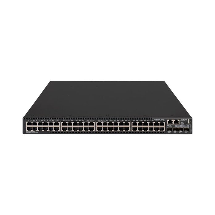 Switch cu 52 porturi Dahua AS5500-48GT4XF-600, 16000 MAC, 336 Gbps, cu management Switch cu 52 porturi Dahua AS5500-48GT4XF-600, 16000 MAC, 336 Gbps, cu management