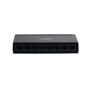 Switch cu 8 porturi Dahua PFS3008-8GT-L, 2000 MAC, 16 Gbps, fara management Switch cu 8 porturi Dahua PFS3008-8GT-L, 2000 MAC, 16 Gbps, fara management