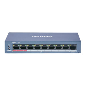 Switch cu 8 porturi PoE Hikvision DS-3E0109P-E/M(B), 2000 MAC, 100 Mbps, fara management Switch cu 8 porturi PoE Hikvision DS-3E0109P-E/M(B), 2000 MAC, 100 Mbps, fara management
