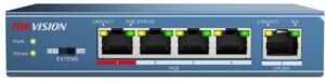 Switch Hikvision 4 porturi POE, DS-3E0105P-E(B) Switch Hikvision 4 porturi POE, DS-3E0105P-E(B)