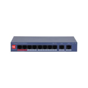 Switch PoE cu 10 porturi Dahua DH-CS4010-8ET2GT-110, buget 90 W, 2xGigabit uplink, 5.6 Gbps, 4.17 Mpps, Layer 2, cu management Switch PoE cu 10 porturi Dahua DH-CS4010-8ET2GT-110, buget 90 W, 2xGigabit uplink, 5.6 Gbps, 4.17 Mpps, Layer 2, cu management