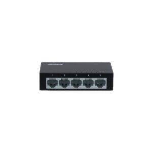 Switch cu 5 porturi Dahua SF1005-EUR, 1 Gbps, 0.74 Mpps, 2K MAC, fara management Switch cu 5 porturi Dahua SF1005-EUR, 1 Gbps, 0.74 Mpps, 2K MAC, fara management
