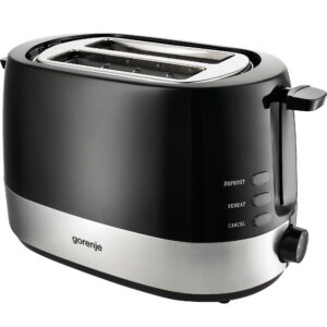 Prajitor de paine Gorenje T850BK, 850 W, 2 felii de paine, Negru Prajitor de paine Gorenje T850BK, 850 W, 2 felii de paine, Negru