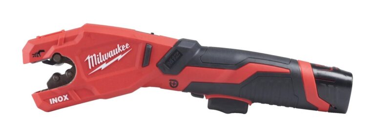 Taietor de tevi cu acumulator M12 Milwaukee RAPTOR, pentru tevi din otel, cu incarcator M12, 4933479242
