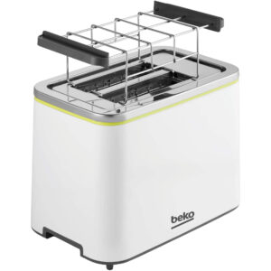 Prajitor de paine Beko Foodster TAM4321W, 800 W, 2 felii, Alb Prajitor de paine Beko Foodster TAM4321W, 800 W, 2 felii, Alb