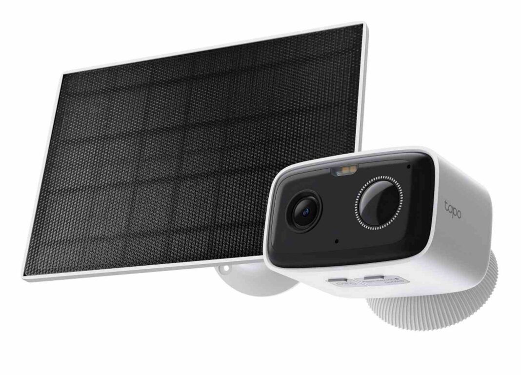 Camera supraveghere Wi-Fi cu panou solar Tapo C400 KIT, 2MP, Iluminare duala, audio bidirectional, baterie, IP65
