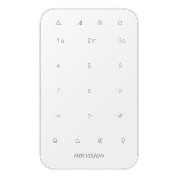 Tastatura Wireless Hikvision AX PRO, de interior, tehnologie Tri-X, 868 Mhz, DS-PK1-E-WE