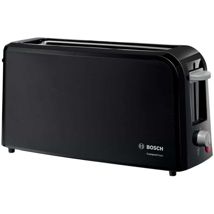 Prajitor de paine Bosch CompactClass TAT3A003, 980 W, 2 felii, Negru