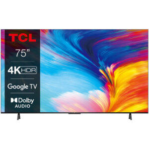 Televizor TCL LED 75P635, 189 cm, Smart Google TV, 4K Ultra HD, Clasa F Televizor TCL LED 75P635, 189 cm, Smart Google TV, 4K Ultra HD, Clasa F
