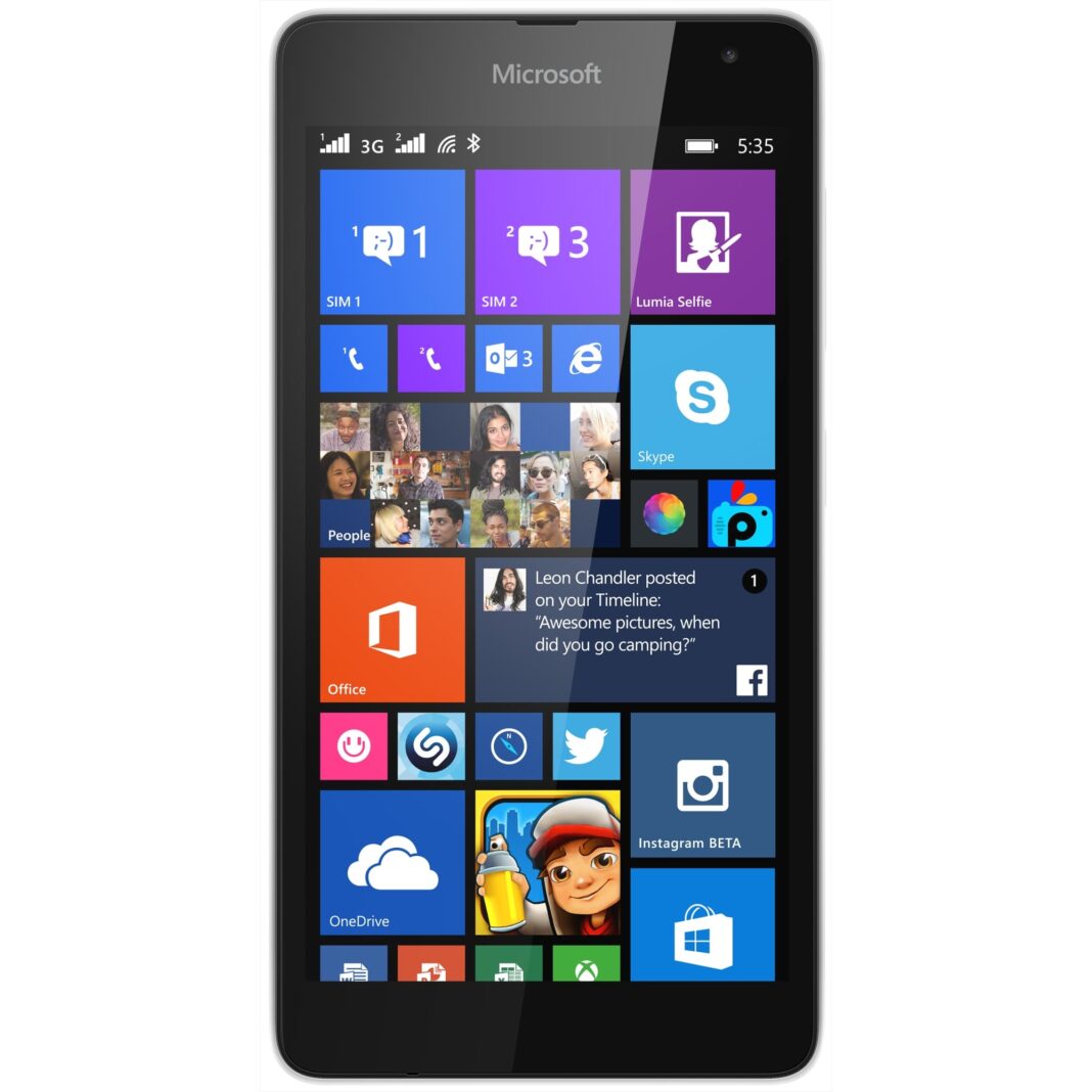 Telefon mobil Microsoft Lumia 535, 8GB, Dual SIM, Portocaliu Telefon mobil Microsoft Lumia 535, 8GB, Dual SIM, Portocaliu
