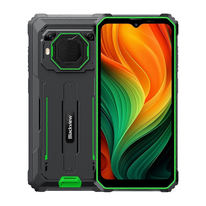 Telefon mobil Blackview BV6200 Plus Orange, 4G, 6.56  HD+IPS, Boxa 3W, 32GB RAM (8GB + 24GB extensibili), 128GB ROM, Android 14,  Unisoc T606, NFC, 11000mAh, 18W, Dual SIM