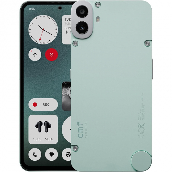 Telefon mobil CMF by Nothing Phone 1, 256GB, 8GB, 5G, Dual Sim, Light Green