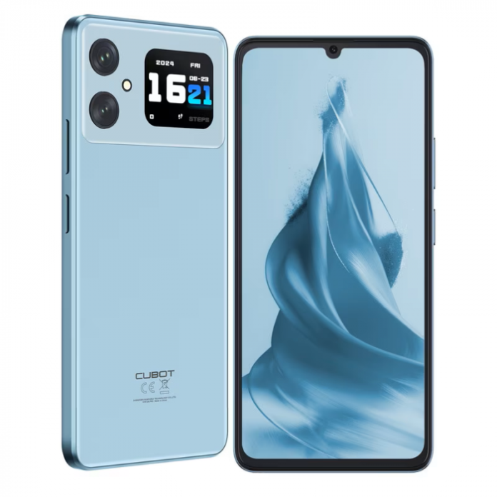 Telefon Mobil Cubot A20, Negru, 4G, 6.745   HD+ 90Hz, 12GB RAM (4GB + 8GB extensibili), 128GB ROM, Android 14, SC T616 Octa-Core, 48MP+16MP, OTG, Face ID, baterie 5100mAh, Dual SIM