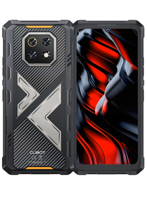 Telefon mobil Cubot KingKong ES 3, Negru, 4G, 6.745   HD+ 120Hz, 16GB RAM (6GB+10GB Extensibili), 256GB ROM, 48MP, Android 15, SC T615 Octa-core, NFC, 10200mAh, 33W, Dual SIM