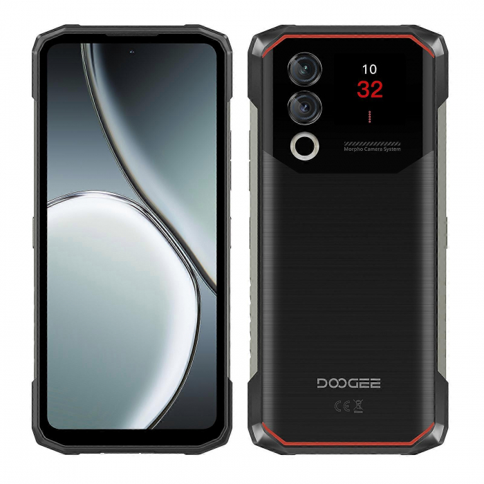 Telefon mobil Doogee Blade 10 Max, Argintiu, 4G, 6.56   HD+ 90Hz, 20GB RAM (8GB + 12GB extensibil), 256GB ROM, 50MP, Spreadtrum T606, Android 14, 10300mAh, Face ID, NFC, Dual SIM