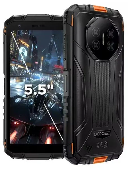 Telefon mobil Doogee Fire 3 Ultra, Portocaliu, 4G, 5.5   HD+ IPS, 24GB RAM(6GB+18GB Extensibili), 256GB ROM, 16MP, Android 15, Unisoc T7200, Night Vision, NFC, Incarcare inversa, 8350mAh, 18W, Dual SIM