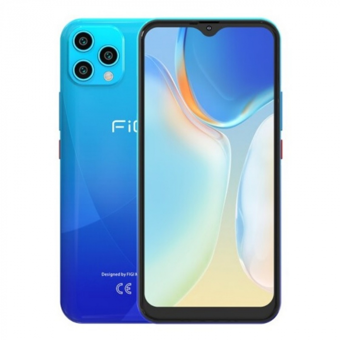 Telefon mobil FiGi Note 1S Negru, 4G, 6.6   Dewdrop, 4GB RAM, 128GB ROM, Android 11, HelioP60 OctaCore,  4500mAh, Dual SIM