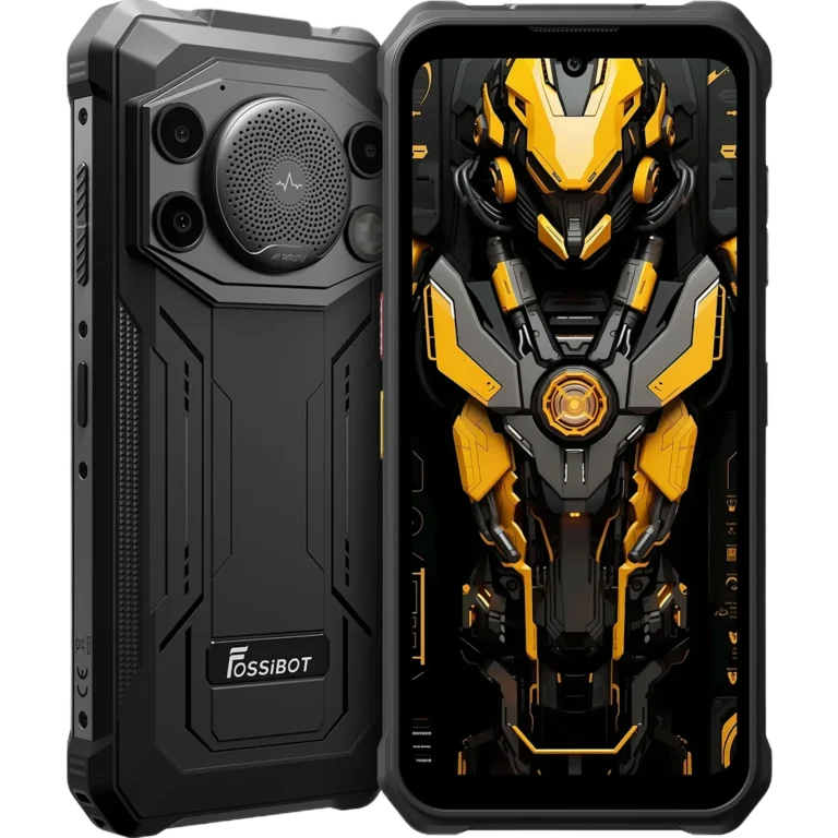 Telefon Mobil  FOSSiBOT F110L Negru, 4G,  6.745,   HD+, 12GB RAM (8GB + 4GB RAM extensibil), 128GB ROM, Unisoc Tiger T615, Camera 50MP + 8MP, Baterie 10000mAh, Difuzor 128dB, Lanterna 120LM, Dual SIM