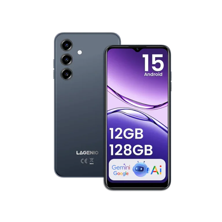 Telefon Mobil Lagenio A10 Pro, Auriu, 4G LTE, Ecran 6.52   HD+ 90Hz, 12GB RAM (4GB + 8GB extensibili), 128GB, Camera 13MP, Android, 5150mAh, Dual SIM