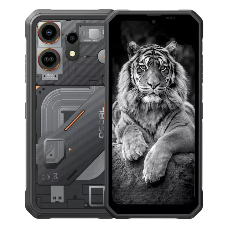 Telefon Mobil OSCAL MARINE 3 Alb, 4G, 6.56   HD+ 90Hz, 24GB RAM (8GB + 16GB Extensibili),  128GB ROM, Camera Infrarosu Night Vision 13MP, 5000mAh, Android 16, MediaTek Helio G81, NFC, Dual SIM