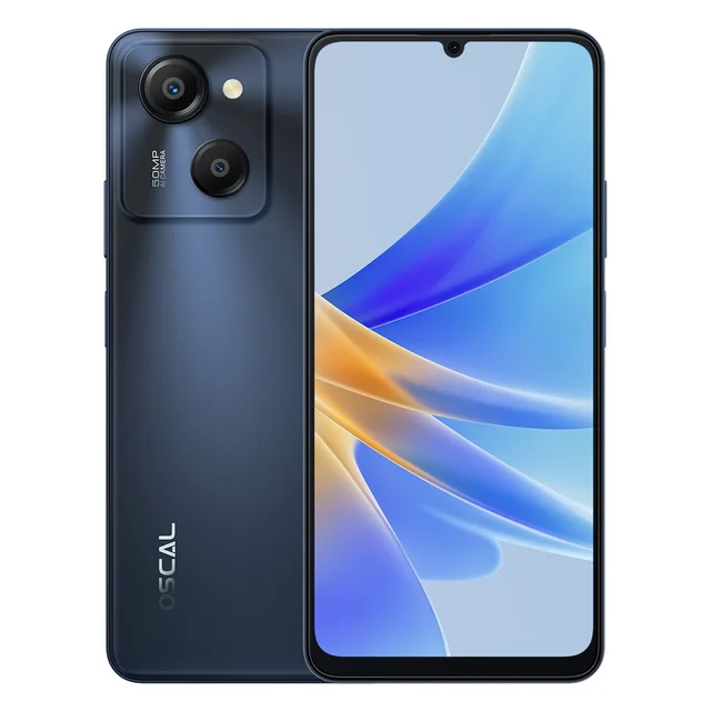 Telefon mobil Oscal MODERN 8 Purple, 4G, 6.75   HD+, 16GB RAM (8GB + 8GB extensibili), 256GB ROM, 50MP, Android 13, Unisoc T616, 6000mAh, Dual SIM