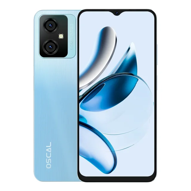 Telefon mobil Oscal TIGER 10 Green, 4G, 6.56   HD+, 16GB RAM (8GB + 8GB extensibili), 256GB ROM, 50MP, Android 13, Unisoc T606, 5180mAh, Dual SIM