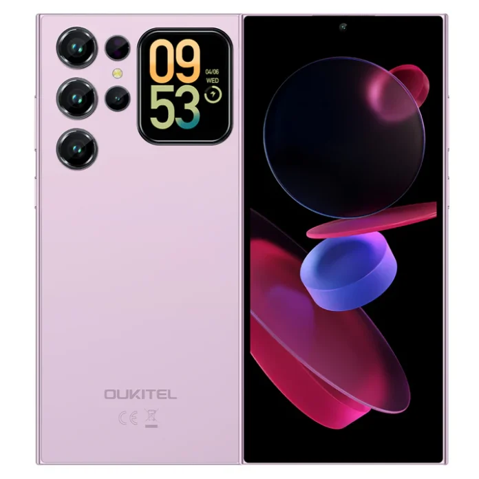 Telefon Mobil Oukitel C62, Negru, 4G, 6.88   HD+ IPS, 16GB RAM (4GB + 12GB Extensibili), 128GB ROM, 13MP, Android 15, Unisoc Tiger T606, 1.81   Ecran Spate,  5150mAh, 18W, Dual SIM